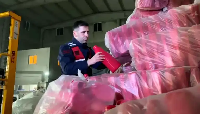 Tekirdağ'da 11 Milyon TL Değerinde Sahte Deterjan Operasyonu