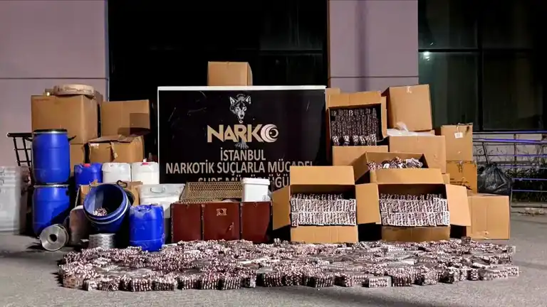 İstanbul-Kocaeli'nde Uyuşturucu Operasyonu: 3 Milyon Hap Ele Geçirildi